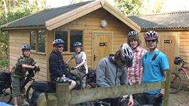 Preparing to leave Bath Youth Hostel